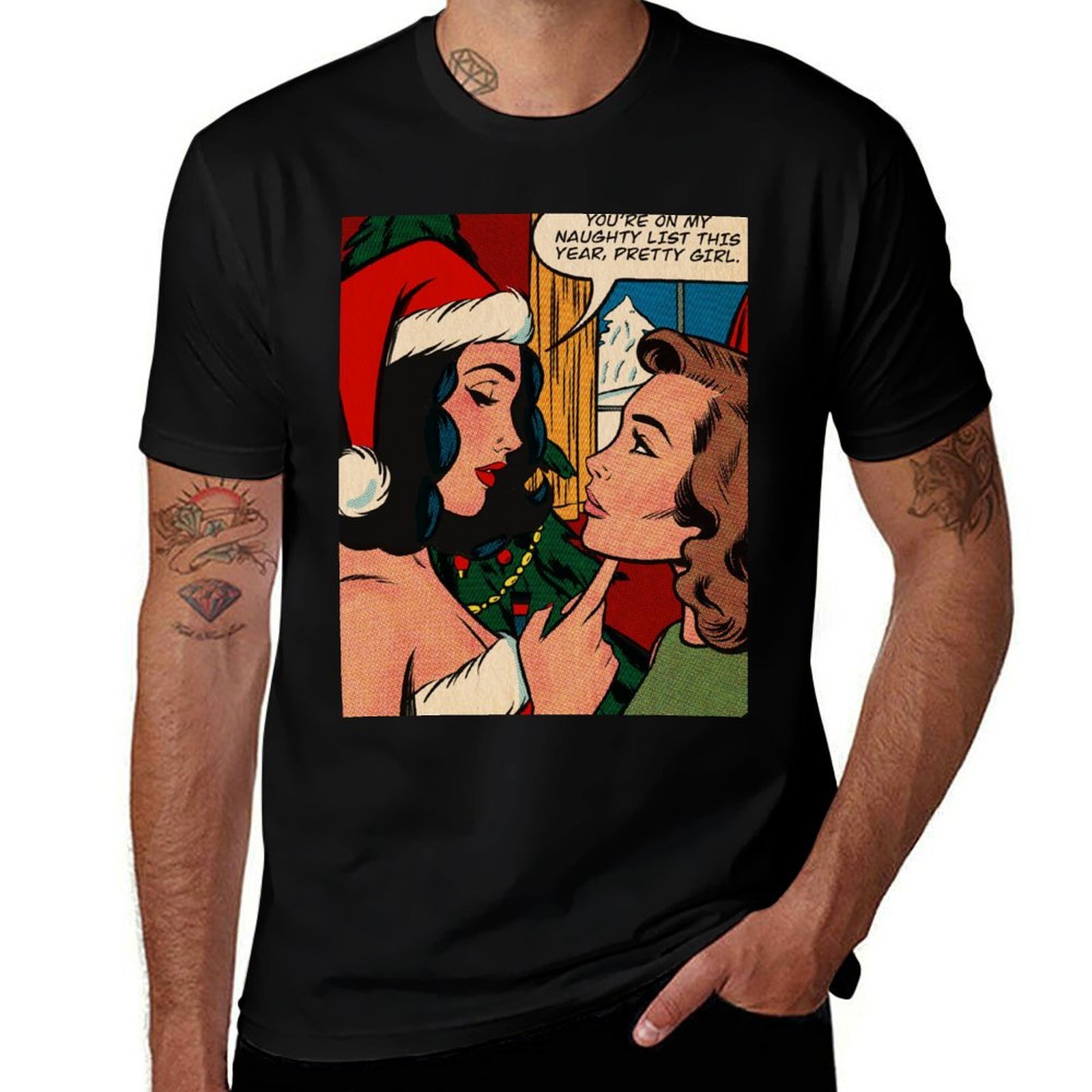 Outdoor Sports List - Camiseta Naughty List para actividades al