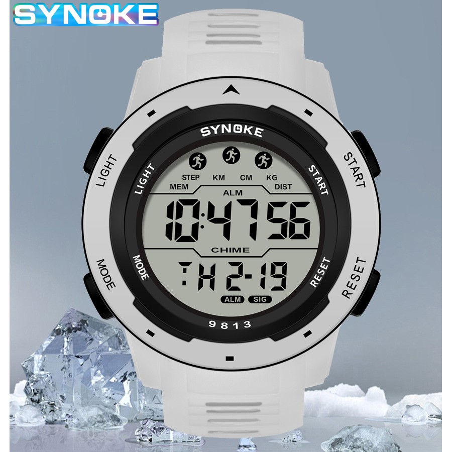 Outdoor Sport Lights - Relojes Synoke para parejas, reloj Digital,