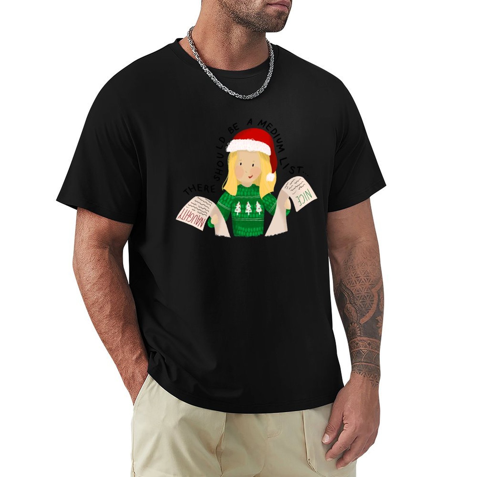 Outdoor Sports List - Eleanor's Medium List - Camiseta negra