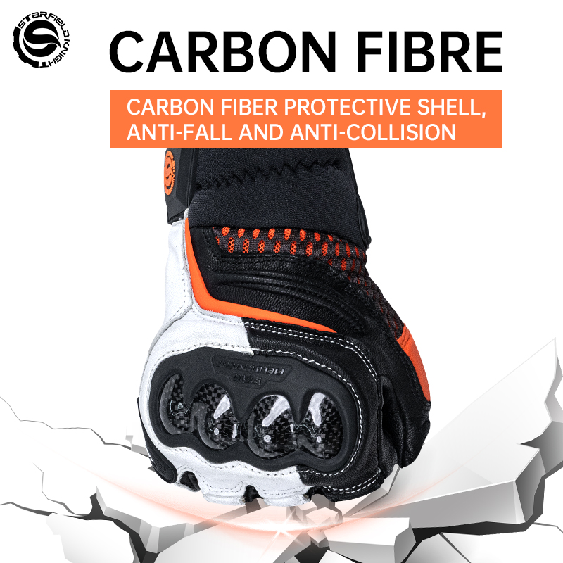 SFK Guantes de moto naranjas P - Horse Riding Glove reseña y precio