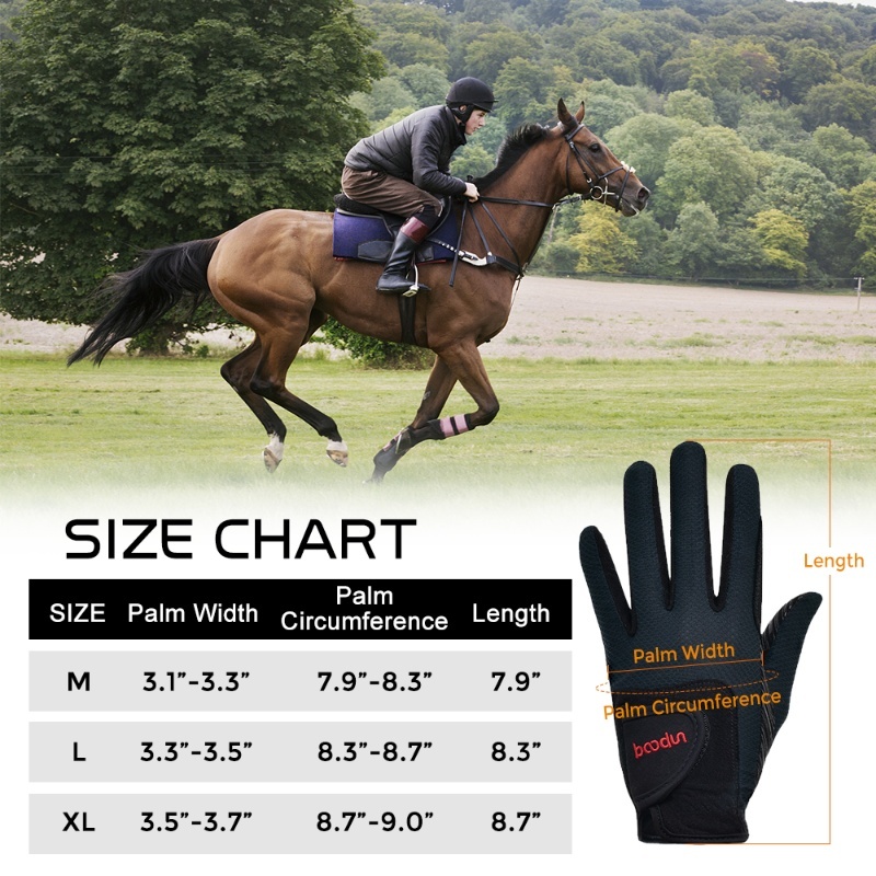 Guantes de equitación transpir - Horse Riding Glove reseña y precio