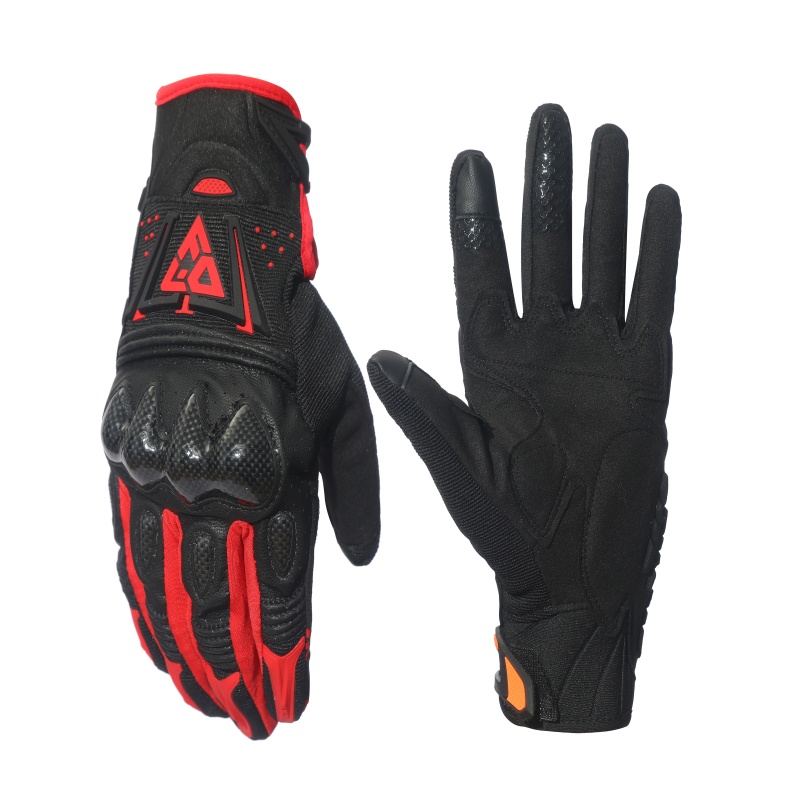 Fibra de carbono y cuero PU mo - Horse Riding Glove reseña y precio