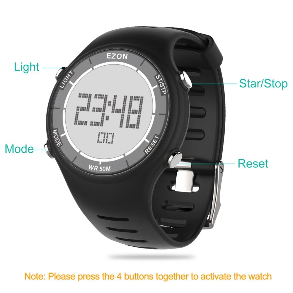 EZON nueva moda mujer reloj de - Outdoor Sport Lights reseña y precio
