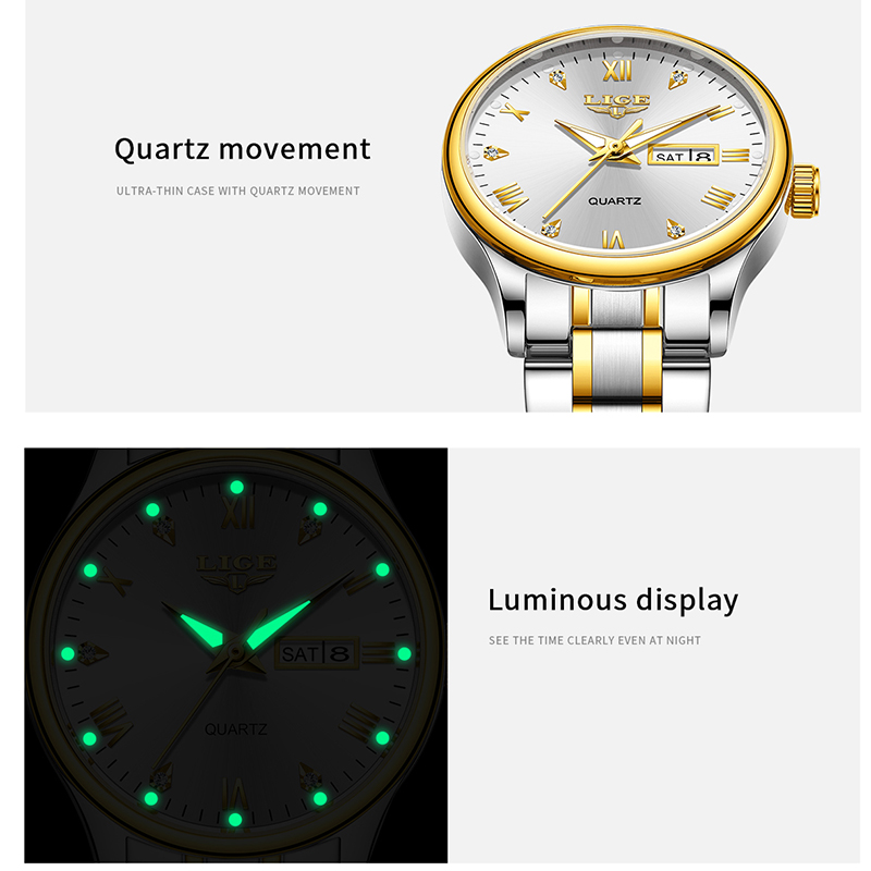 LIGE, nuevo reloj de vestir pa - Outdoor Sport Dress reseña y precio