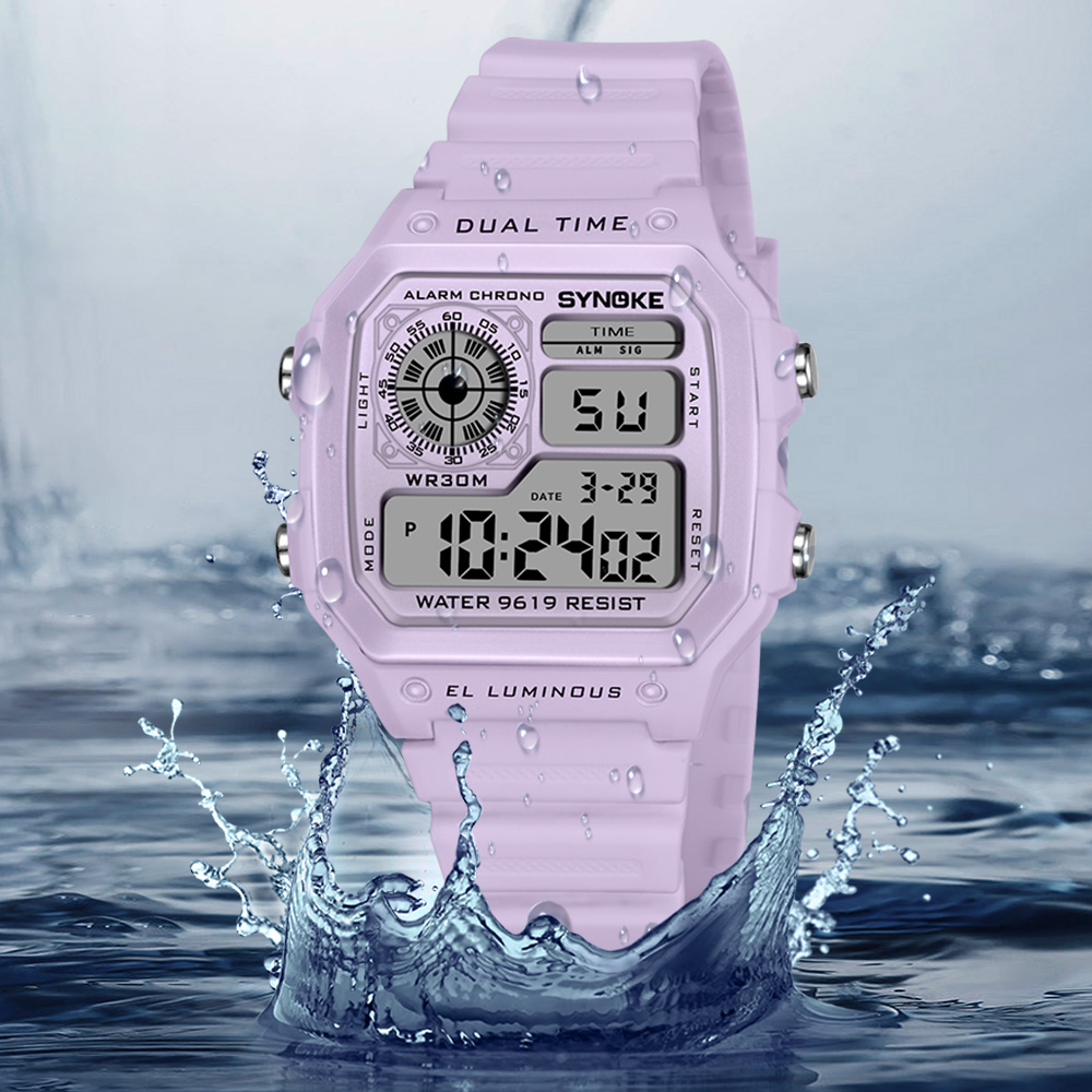 Relojes digitales SYNOKE, relo - Outdoor Sport Lights reseña y precio