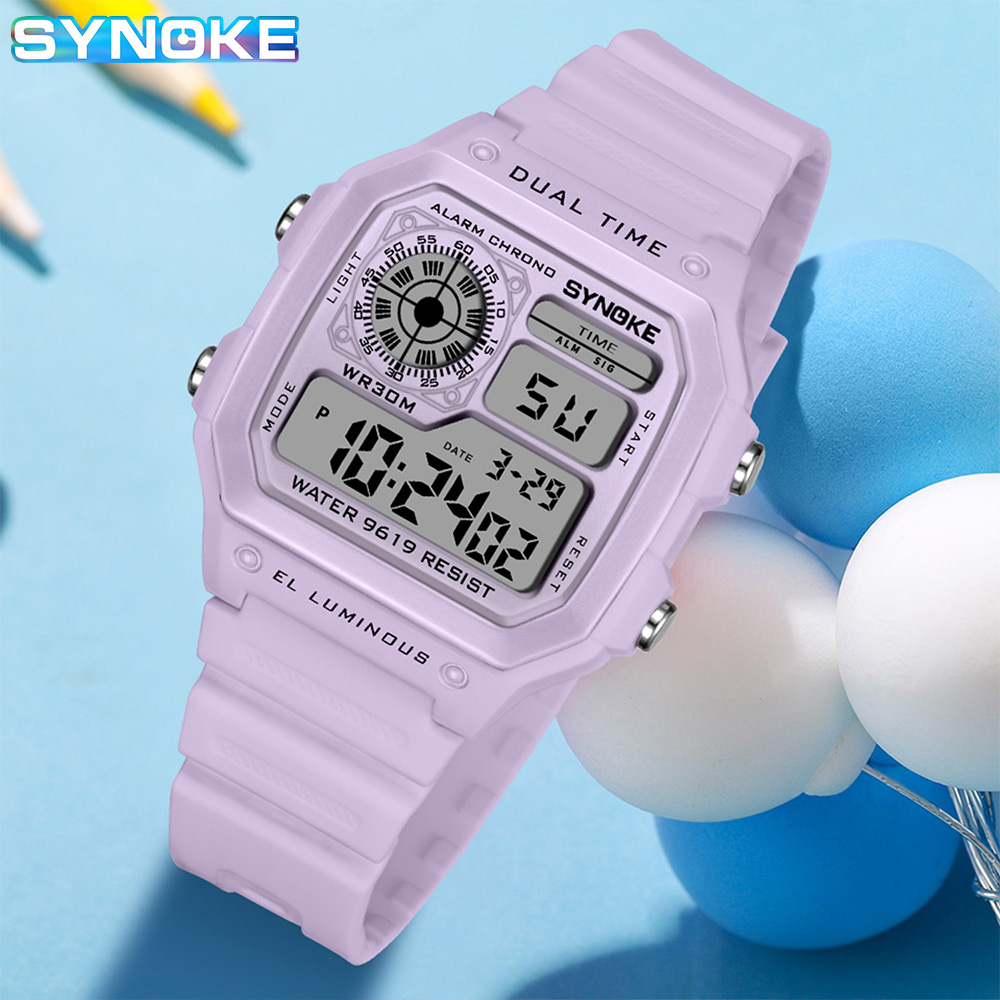 Relojes digitales SYNOKE, relo - Outdoor Sport Lights reseña y precio